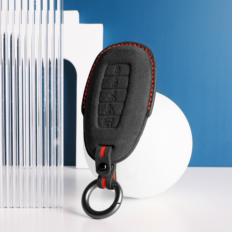 HYUNDAI CUSTIN 現代汽車麂皮鑰匙皮套