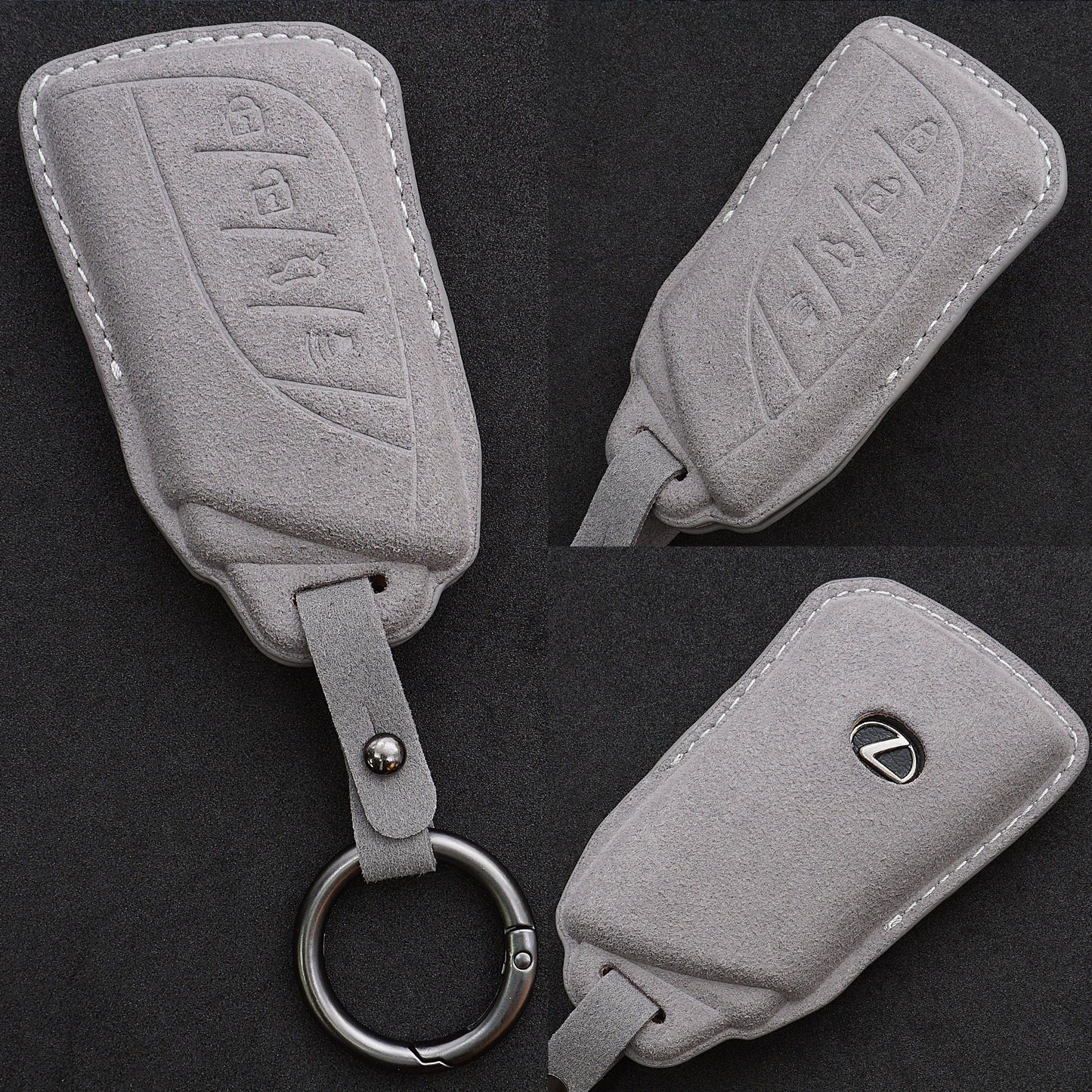 LEXUS UX LBX EX RX NX IS LC LS RZ 凌志麂皮鑰匙皮套