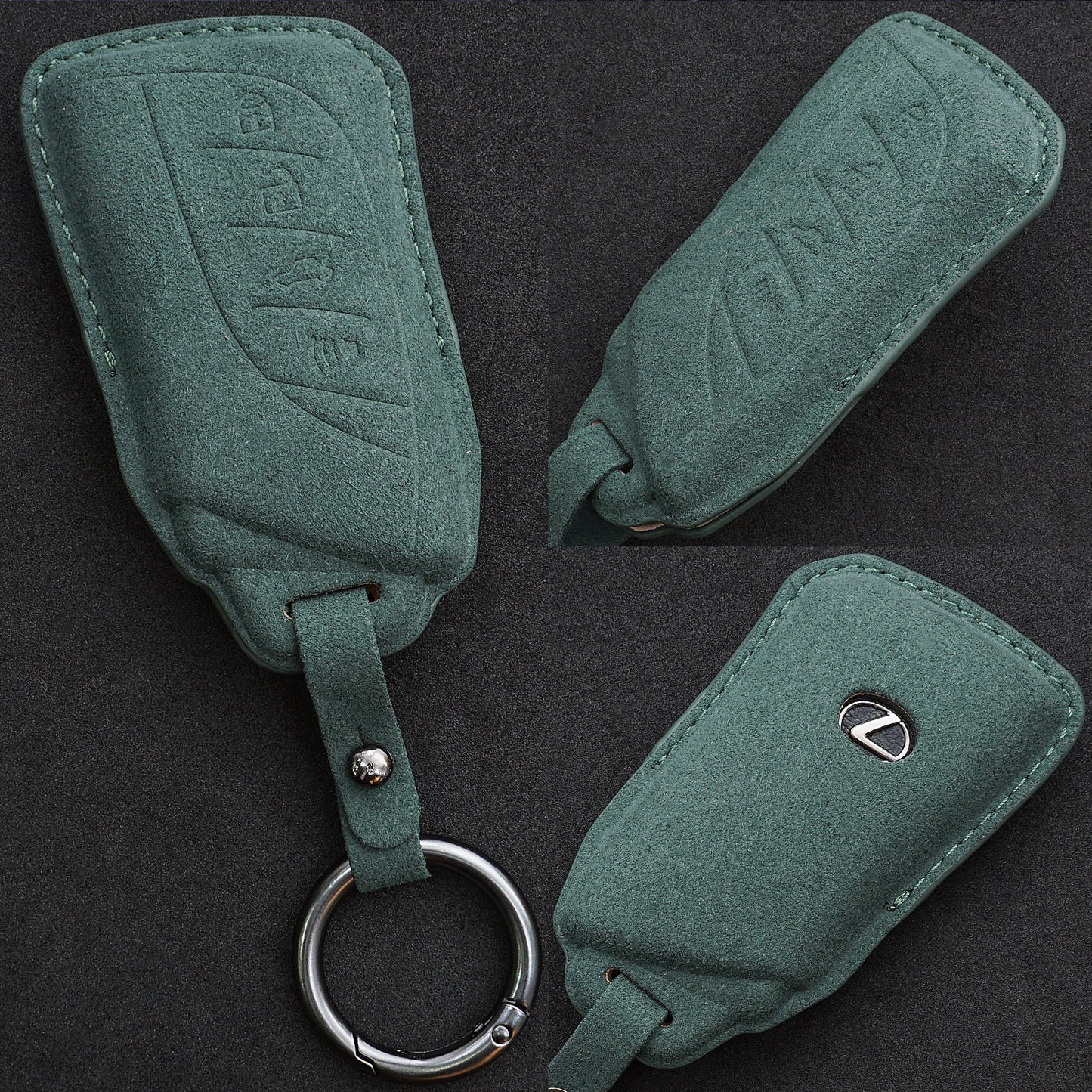 LEXUS UX LBX EX RX NX IS LC LS RZ 凌志麂皮鑰匙皮套