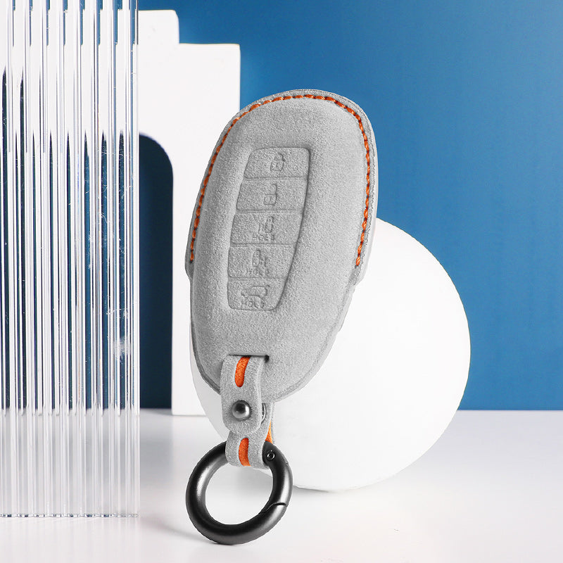 HYUNDAI CUSTIN 現代汽車麂皮鑰匙皮套