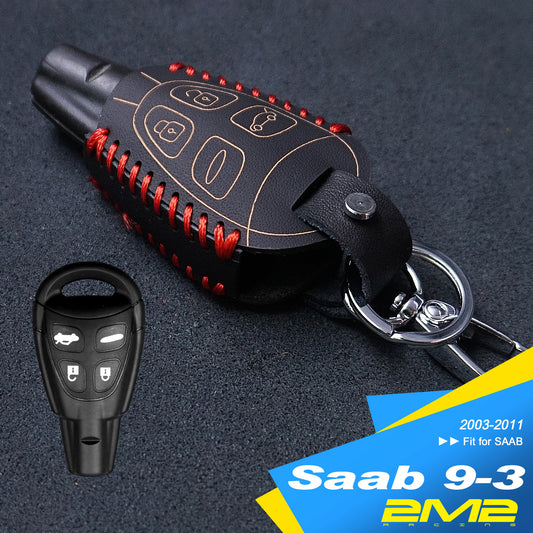 2003-2011 SAAB 9-3 9-5 紳寶鑰匙皮套